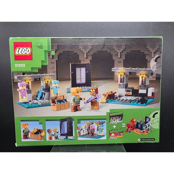 Lego Minecraft The Armory Building Kit #21252 203 Pieces For Ages 7+ - Picture 3 of 5